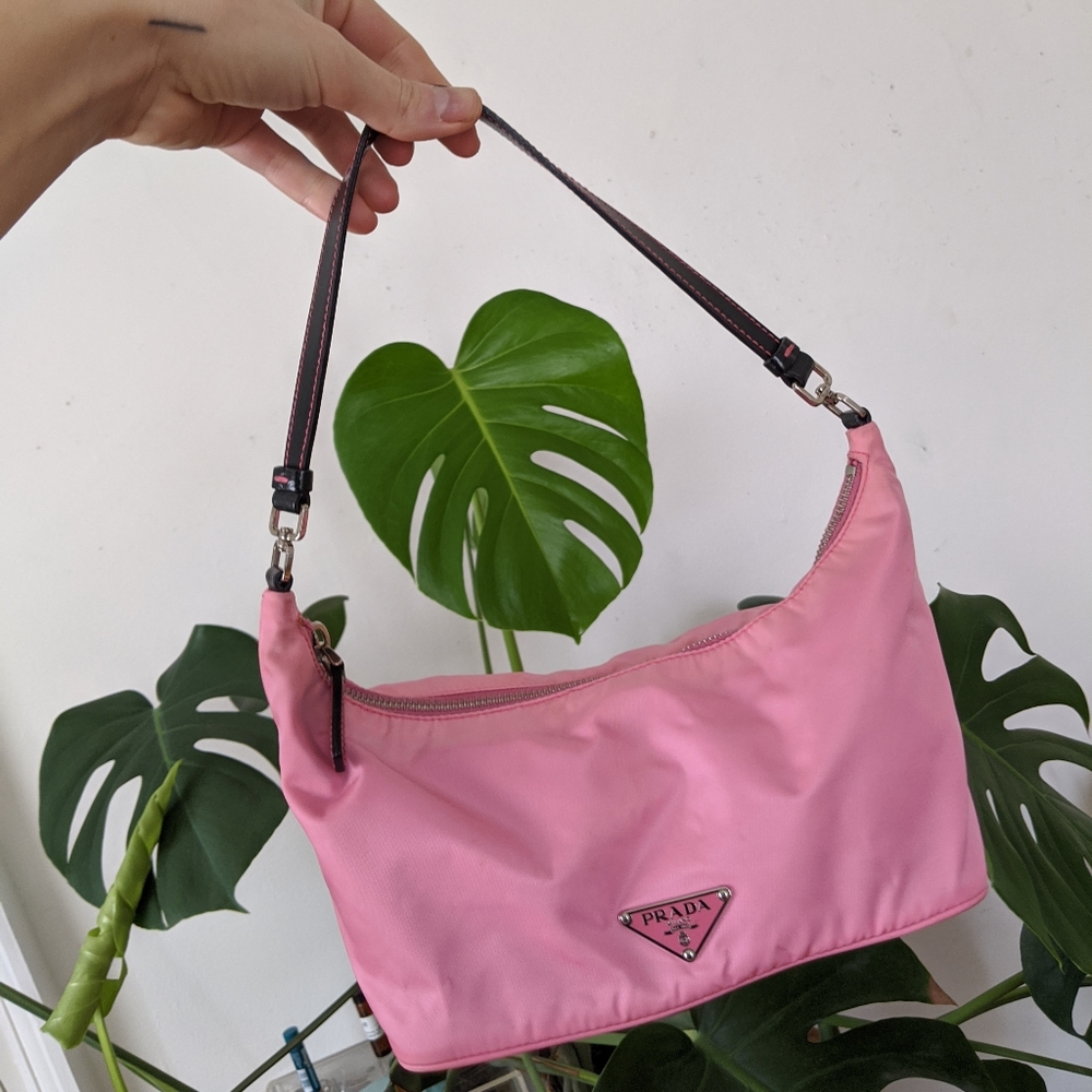 Prada Tessuto Pink Nylon Mini Purse